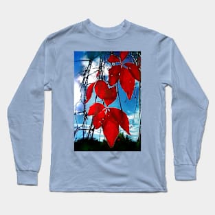 Red Leaves Long Sleeve T-Shirt